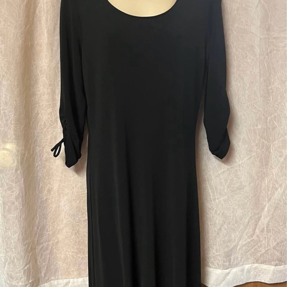 J. Jill Black maxi Dress with Dolman Sleeves